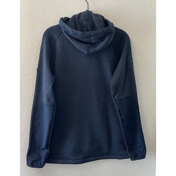 Fjallraven Ovik Fleece Hoodie Womens Medium Blue Full Zip Jacket Outdoors LOGO - Picture 10 of 16